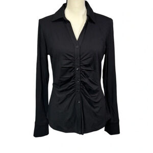 Esqualo Fancy Pleats Blouse NWT